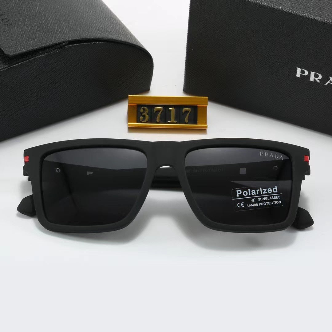 [Luxe]Square Frame Retro Sunglasses