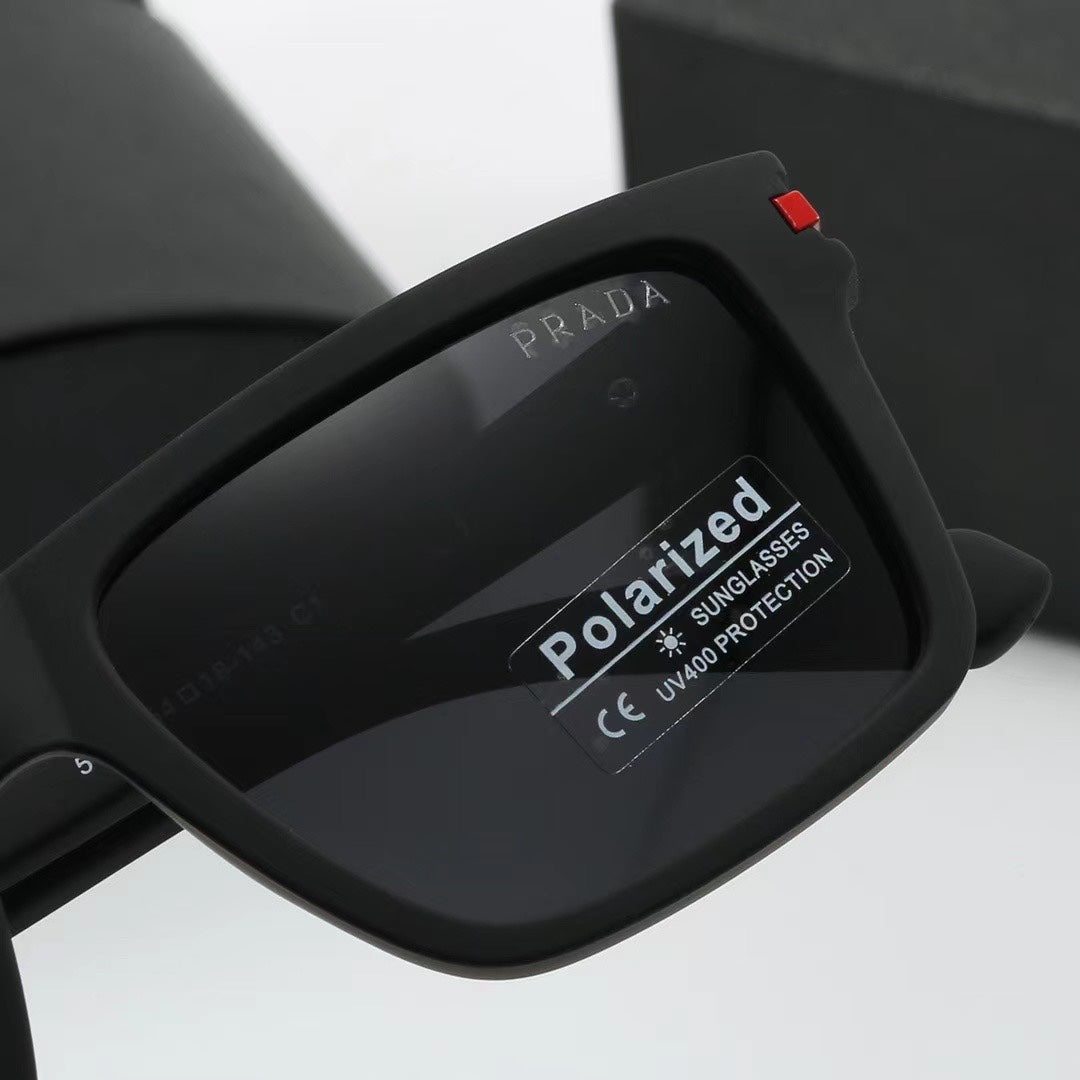 [Luxe]Square Frame Retro Sunglasses
