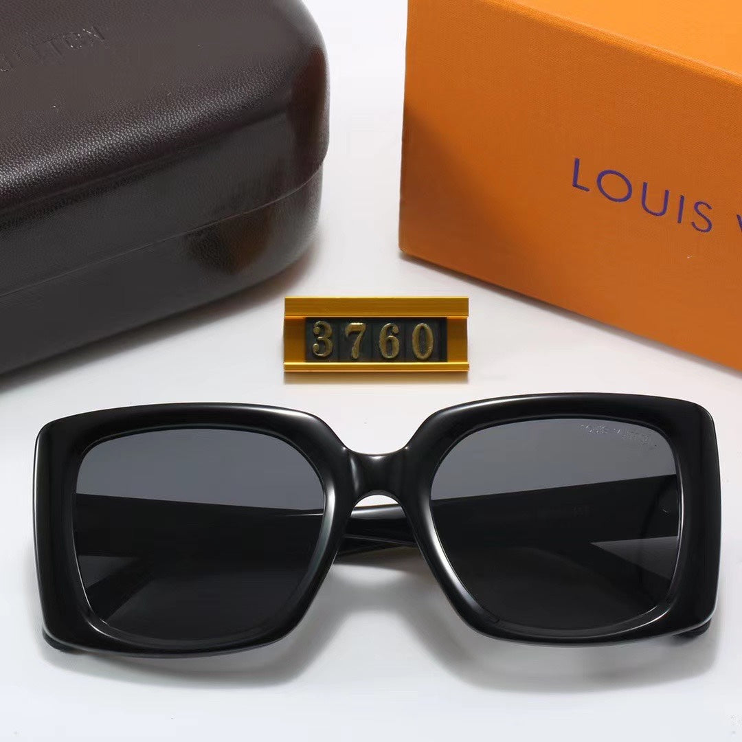 [Luxe]Square Frame Retro Sunglasses