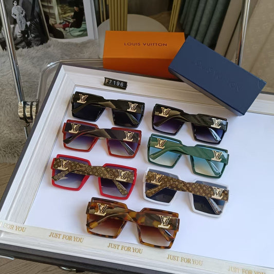 [Luxe]Fashion Large Frame Sunglasses V-With Gift Box