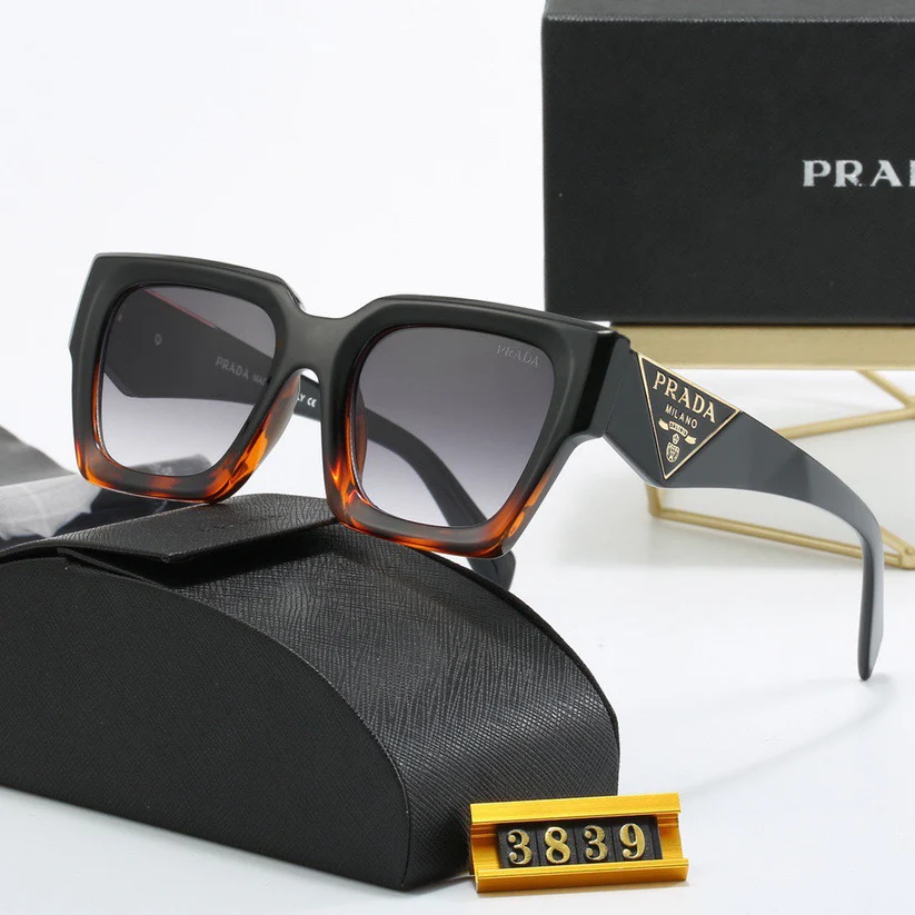 [Luxe]Thick Frame Sunglasses-With Gift Box