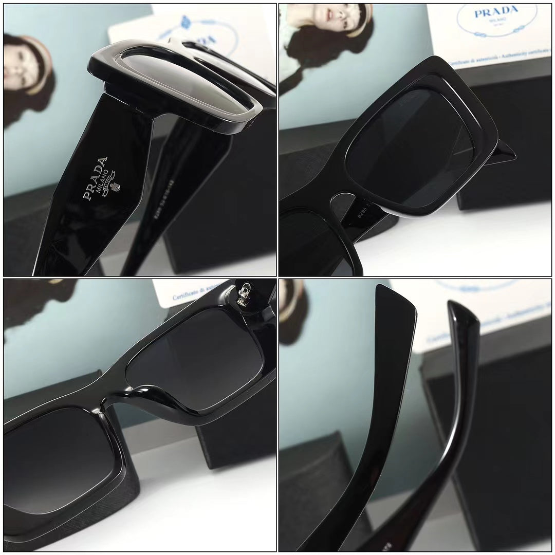 [Luxe]Trendy Rectangle Sunglasses for Women Men