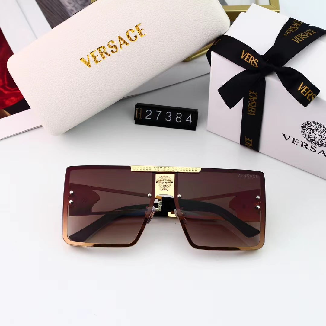 [Luxe]Retro Metal Frame Trendy Sun Glasses-With Gift Box