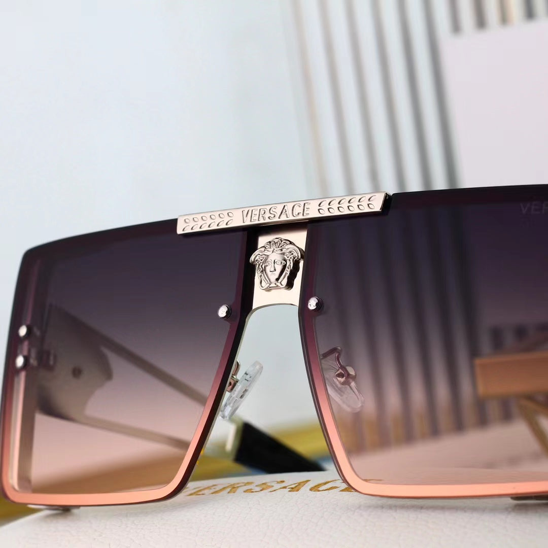 [Luxe]Retro Metal Frame Trendy Sun Glasses-With Gift Box