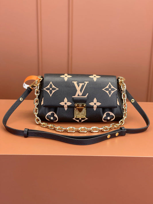 [Luxe]0528 Favorite Bicolour Monogram Empreinte Leather