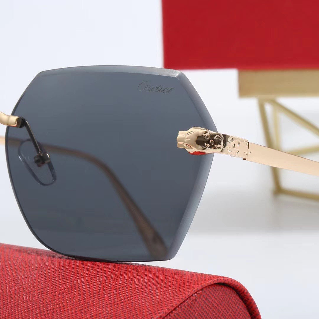 [Luxe]Rimless Sunglasses-With Gift Box