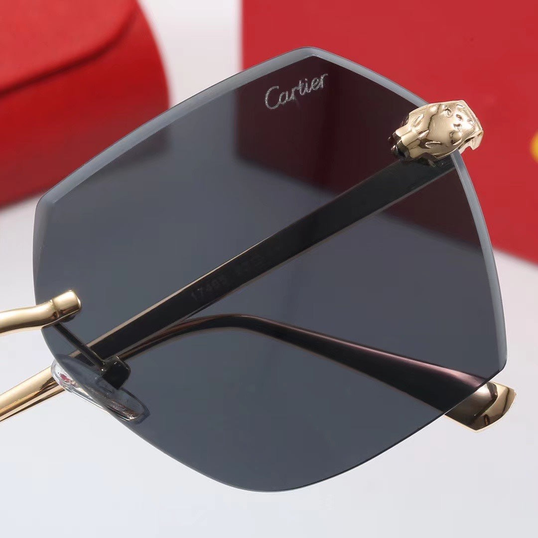 [Luxe]Rimless Sunglasses-With Gift Box