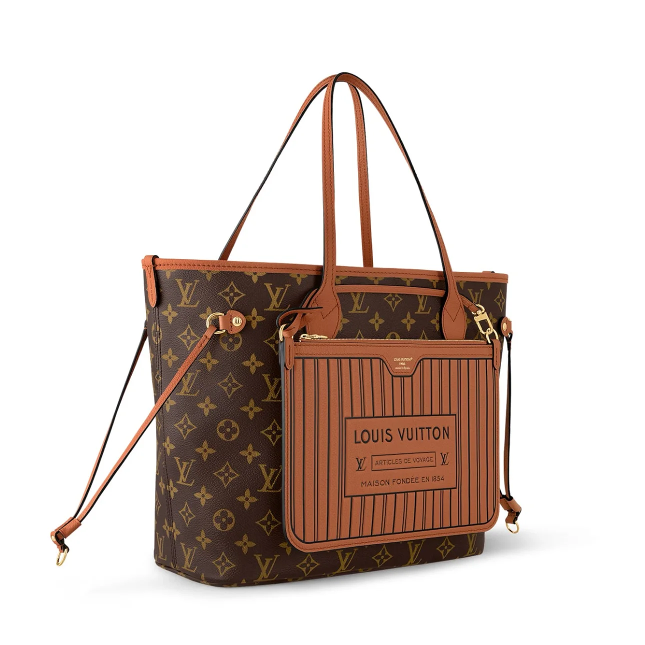 [Luxe]0528 Neverfull Inside Out MM Tan