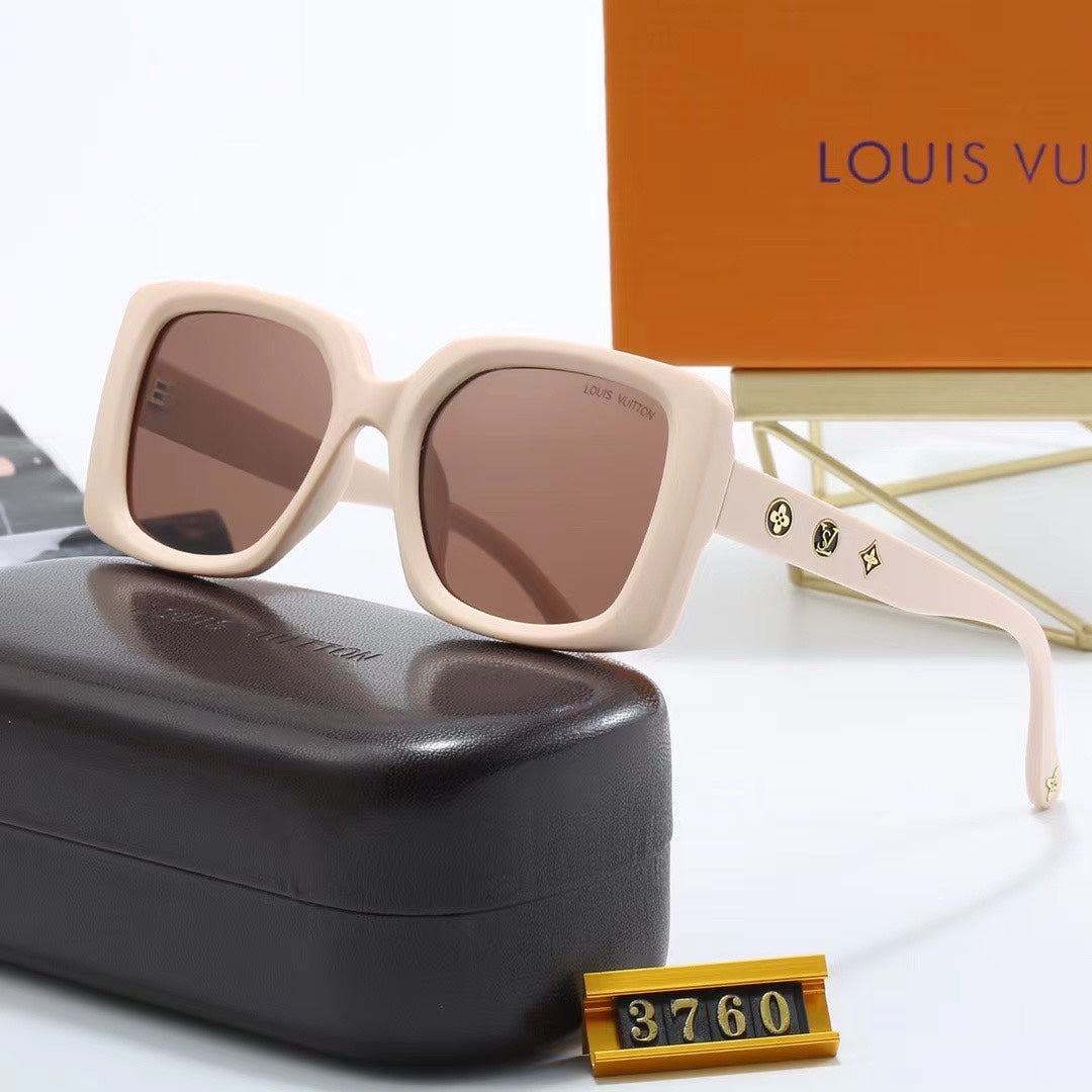 [Luxe]Square Frame Retro Sunglasses