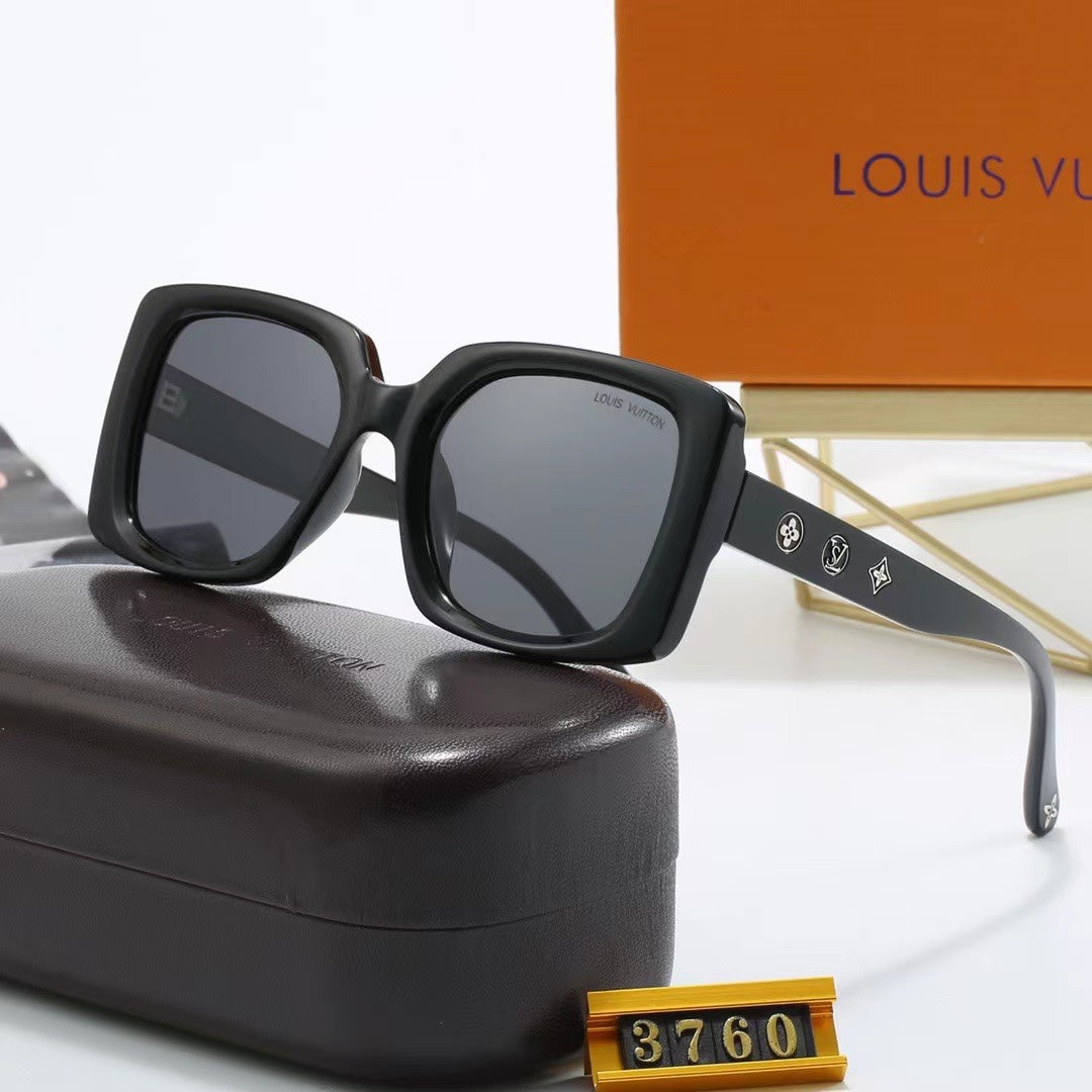 [Luxe]Square Frame Retro Sunglasses