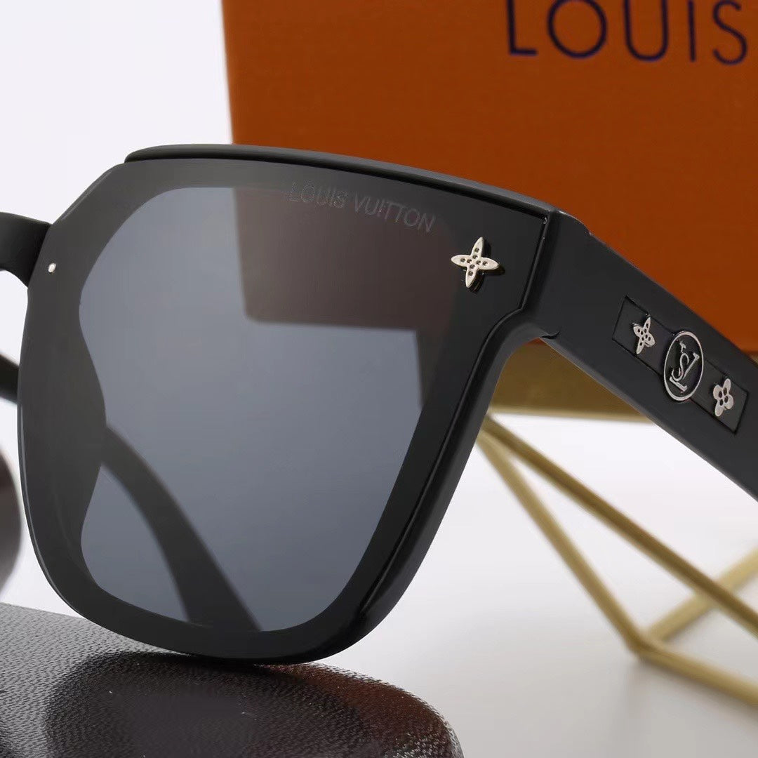 [Luxe]Full loge Frame Oversized Sunglasses-With Gift Box