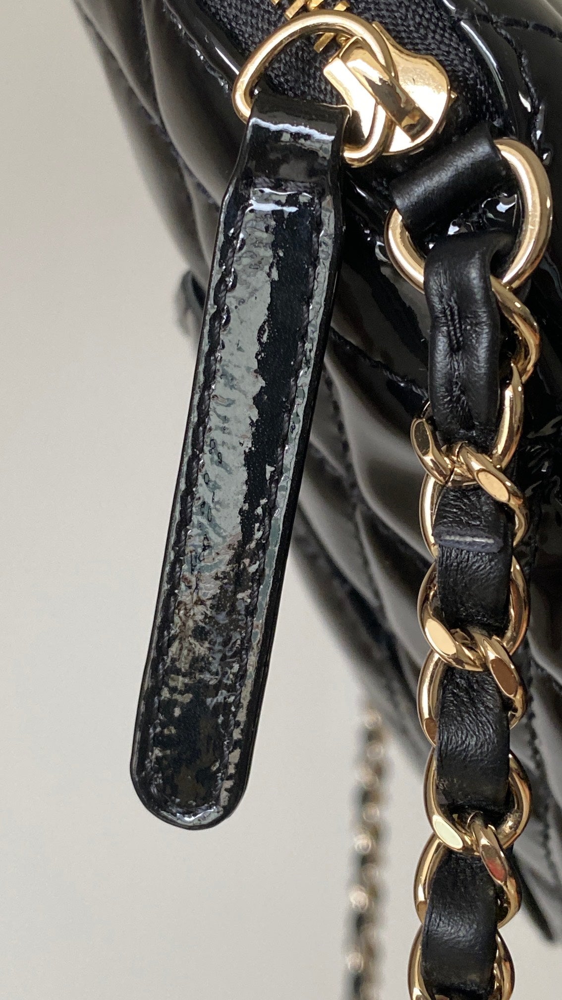 [Luxe]0528 Small handbag patent calfskin