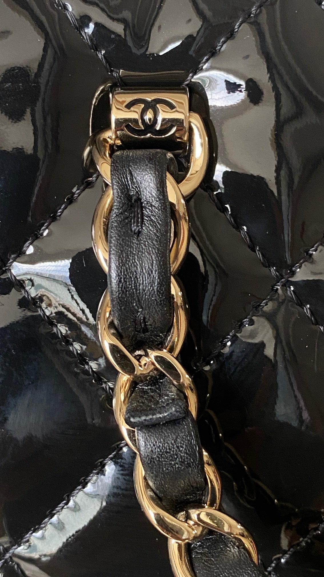 [Luxe]0528 Small handbag patent calfskin