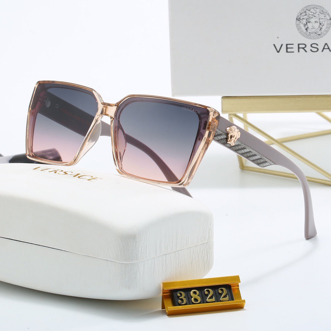[Luxe]Square Frame Retro Sunglasses