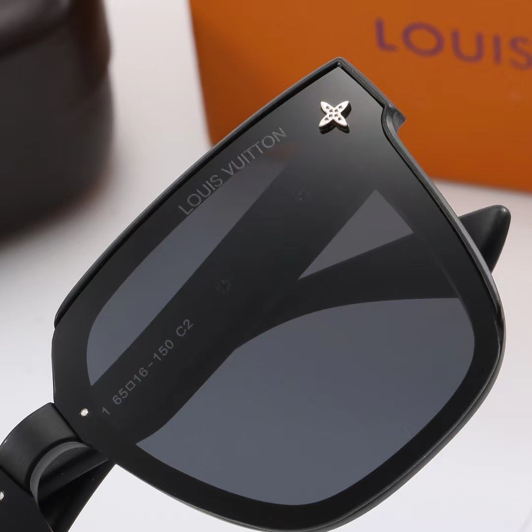 [Luxe]Full loge Frame Oversized Sunglasses-With Gift Box
