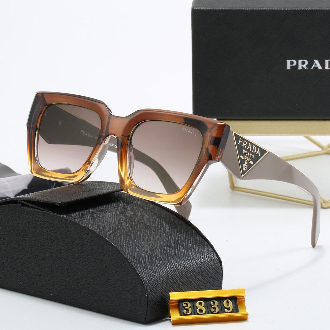 [Luxe]Thick Frame Sunglasses-With Gift Box
