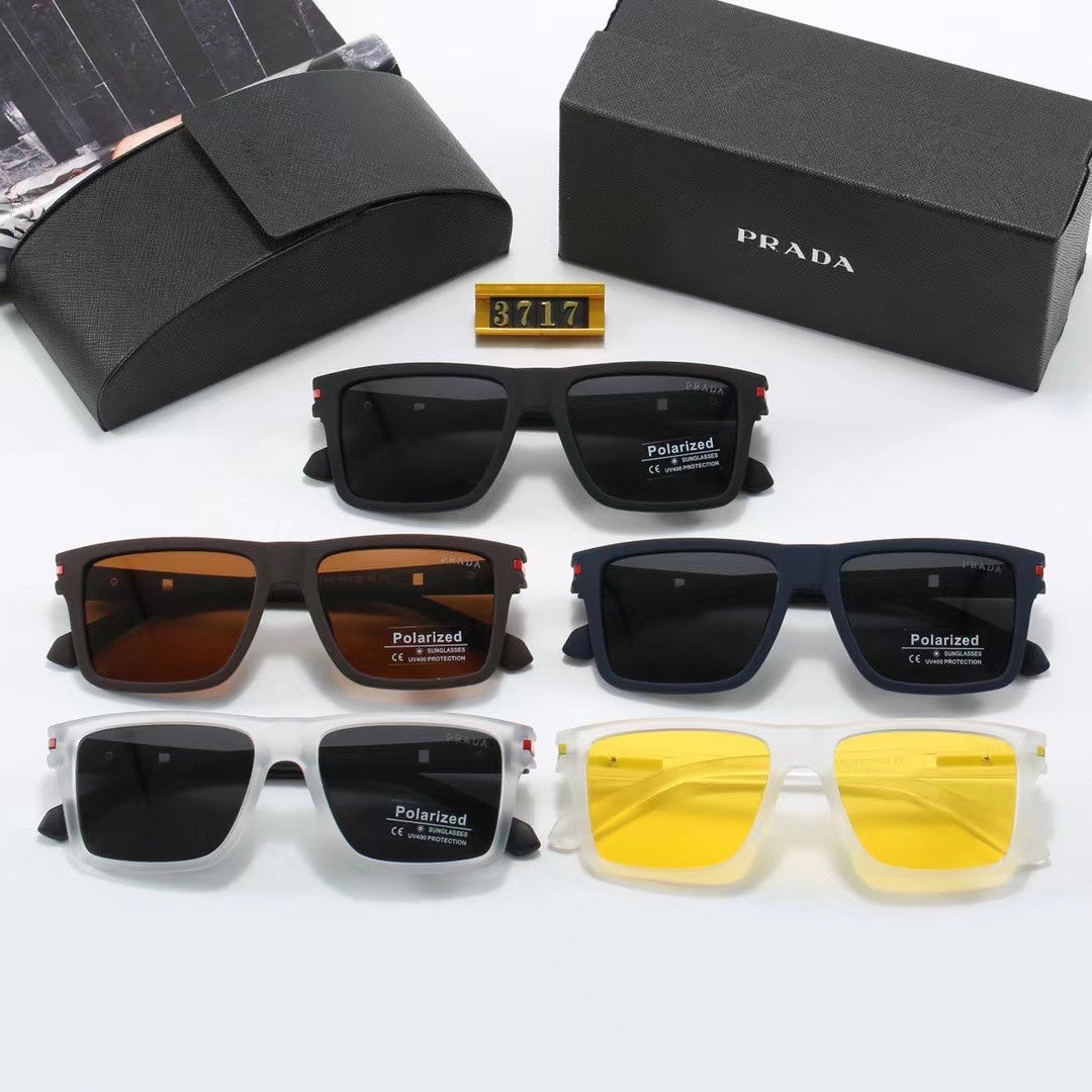 [Luxe]Square Frame Retro Sunglasses
