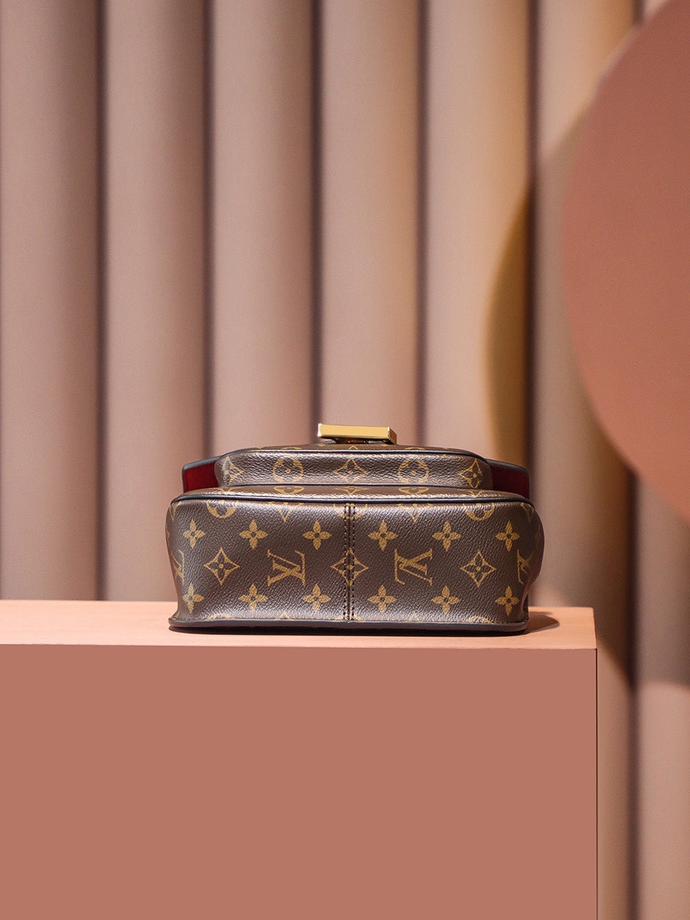 [Luxe]0528 Brown Monogram Coated Canvas Passy Gold Hardware