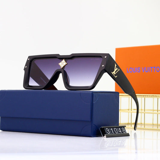 [Luxe]Chunky Frame  Cool Sunglasses-With Gift Box