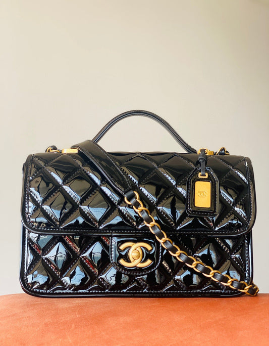 [Luxe]0528 Mini top handle with flap