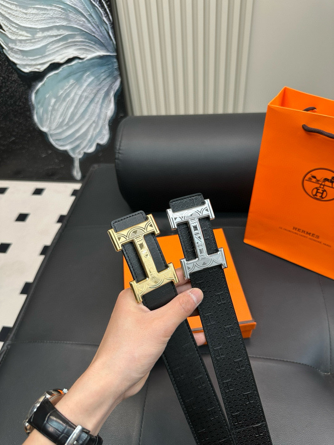 [Luxe]HMS Togo series - Modern and minimalist silver and gold clasps