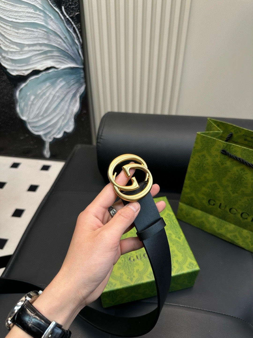 [Luxe]GG Simple and fashionable matte texture style