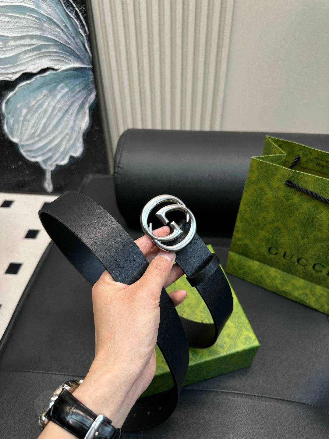 [Luxe]GG Simple and fashionable matte texture style