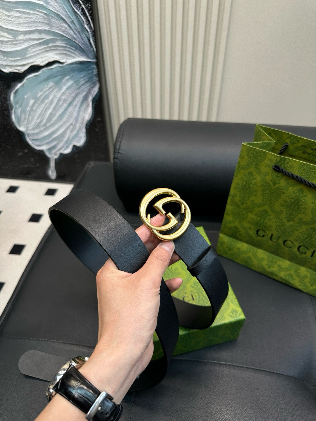 [Luxe]GG Simple and fashionable matte texture style