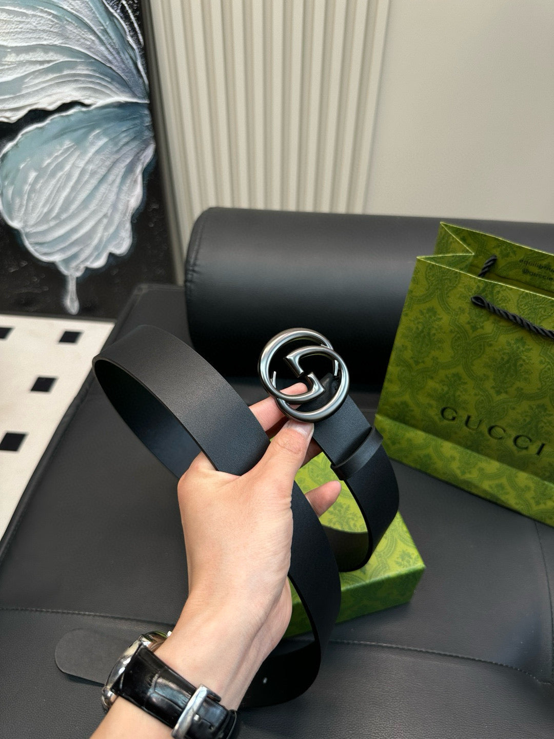 [Luxe]GG Simple and fashionable matte texture style