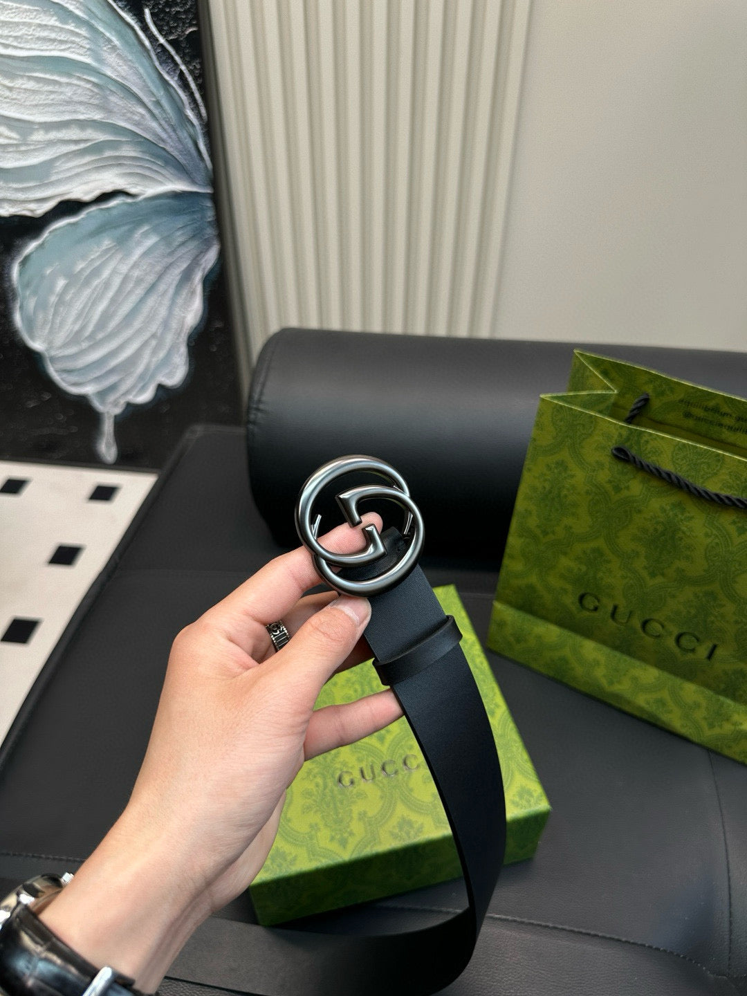 [Luxe]GG Simple and fashionable matte texture style