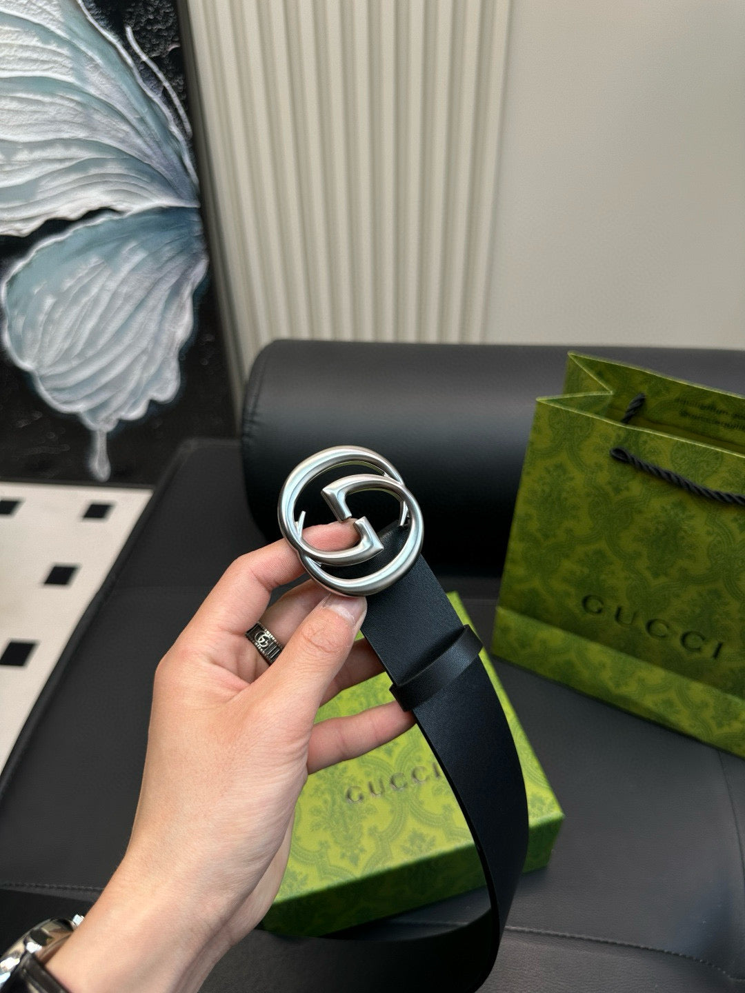 [Luxe]GG Simple and fashionable matte texture style