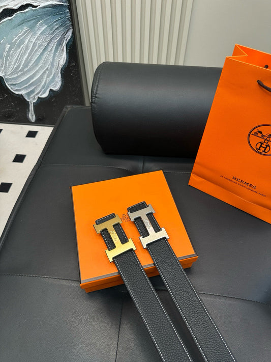 [Luxe]HMS Simple and fashionable, lotus seed skin with grain pattern, cowhide