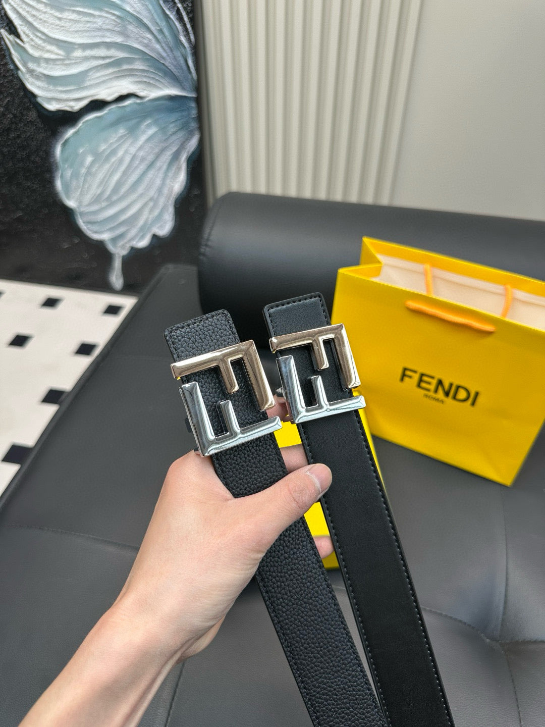 [Luxe]FENDI Classic Golo style - glossy finish