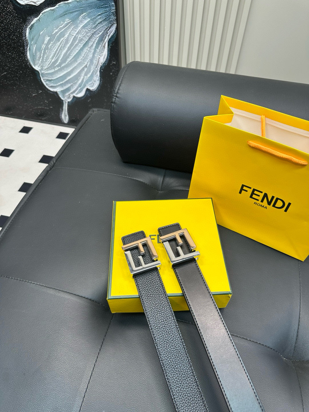 [Luxe]FENDI Classic Golo style - glossy finish