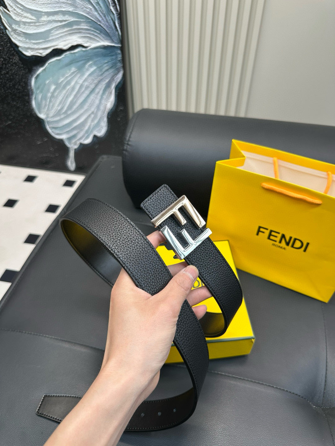 [Luxe]FENDI Classic Golo style - glossy finish