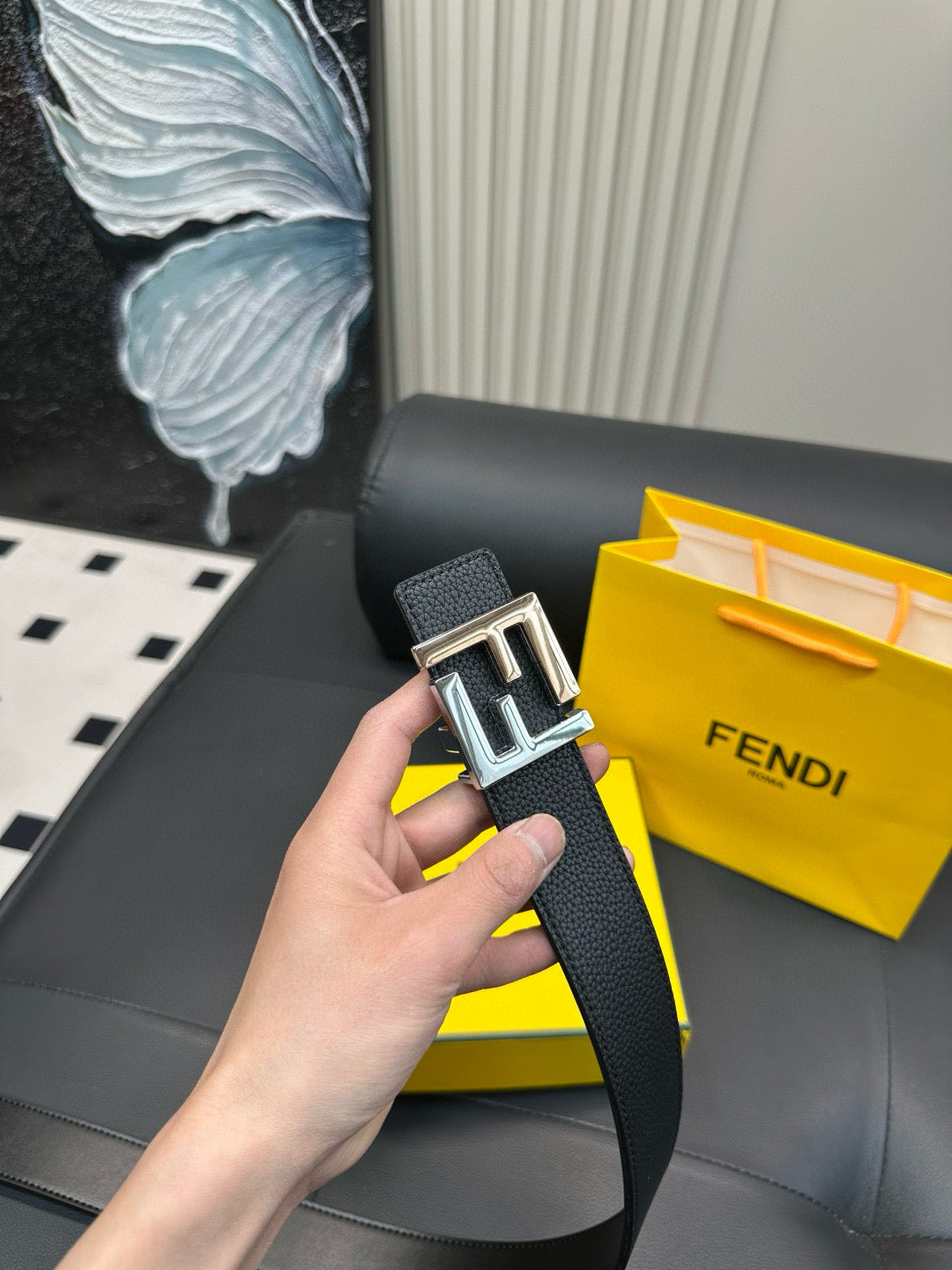 [Luxe]FENDI Classic Golo style - glossy finish