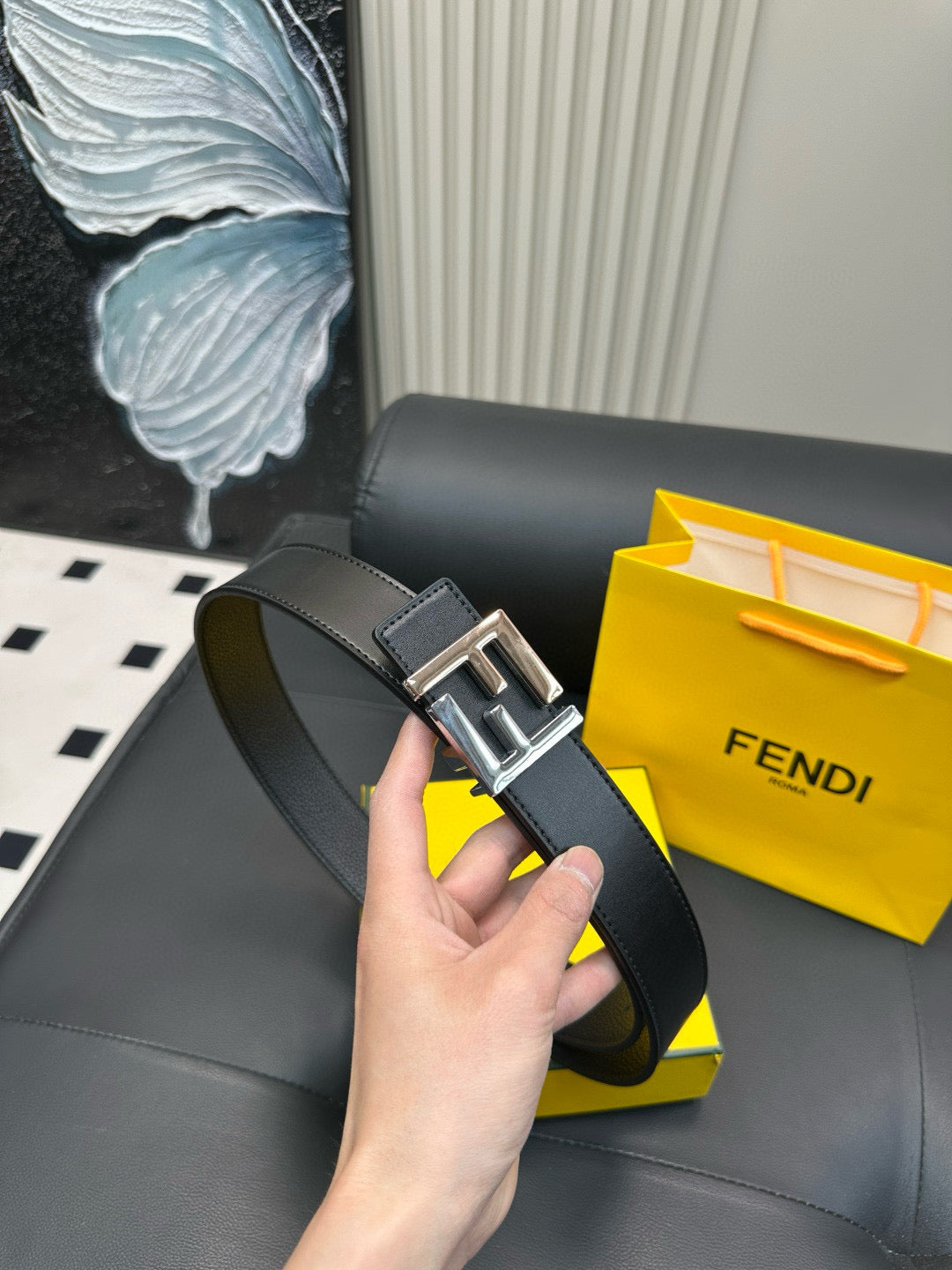 [Luxe]FENDI Classic Golo style - glossy finish