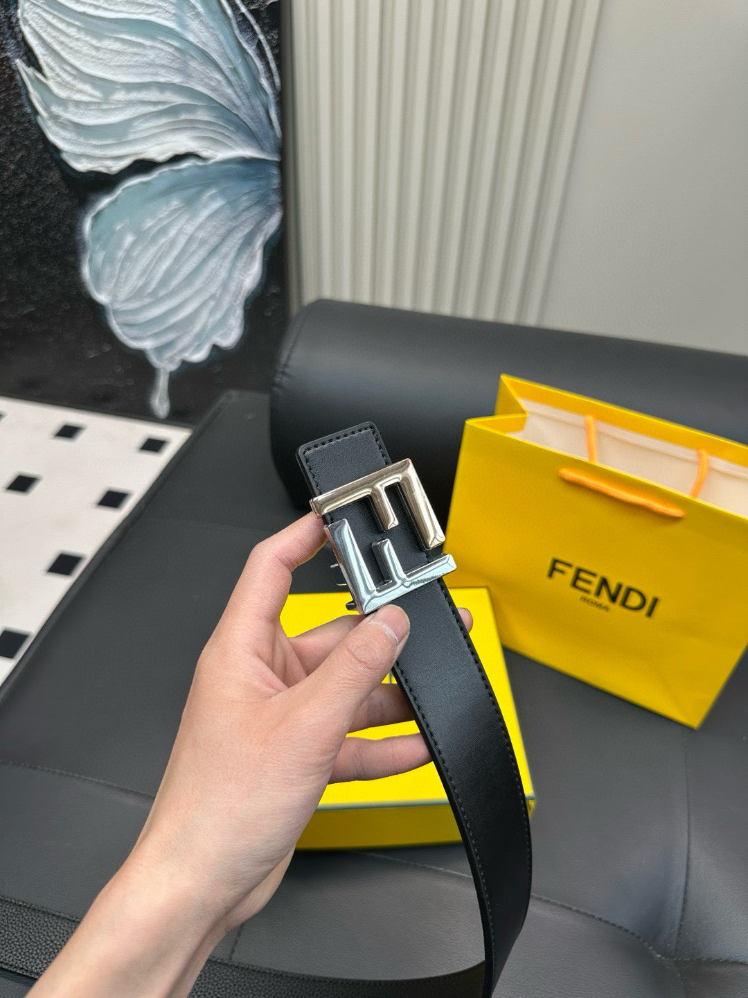 [Luxe]FENDI Classic Golo style - glossy finish