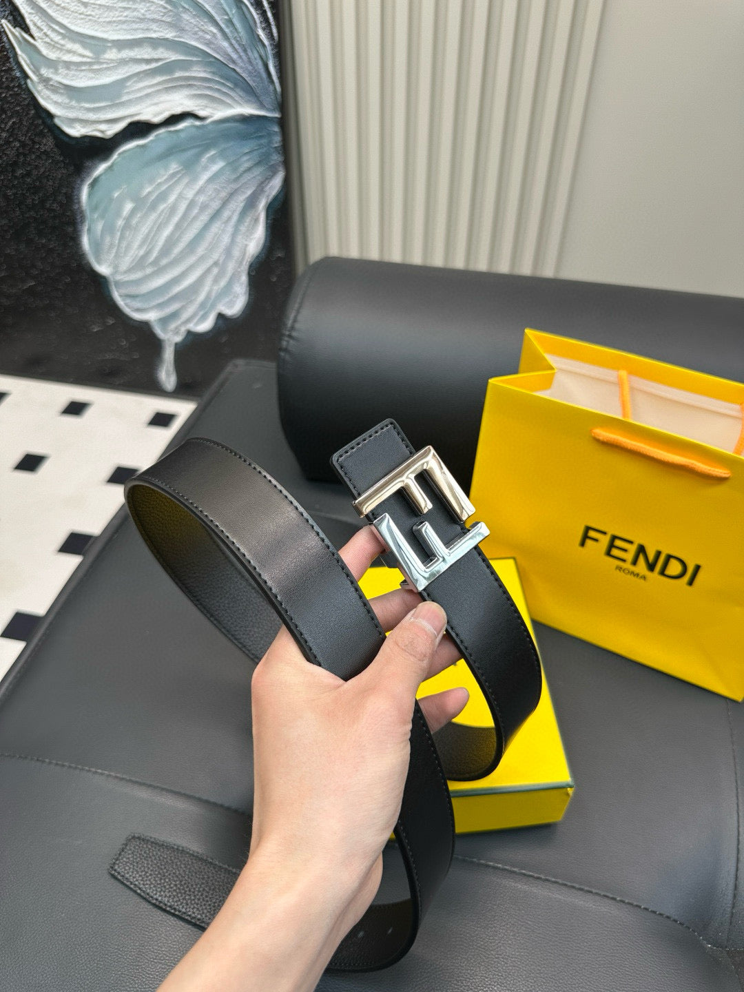 [Luxe]FENDI Classic Golo style - glossy finish