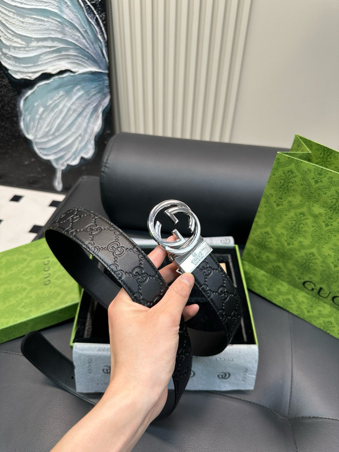 [Luxe]GG Gold and Silver Two-Colored Set