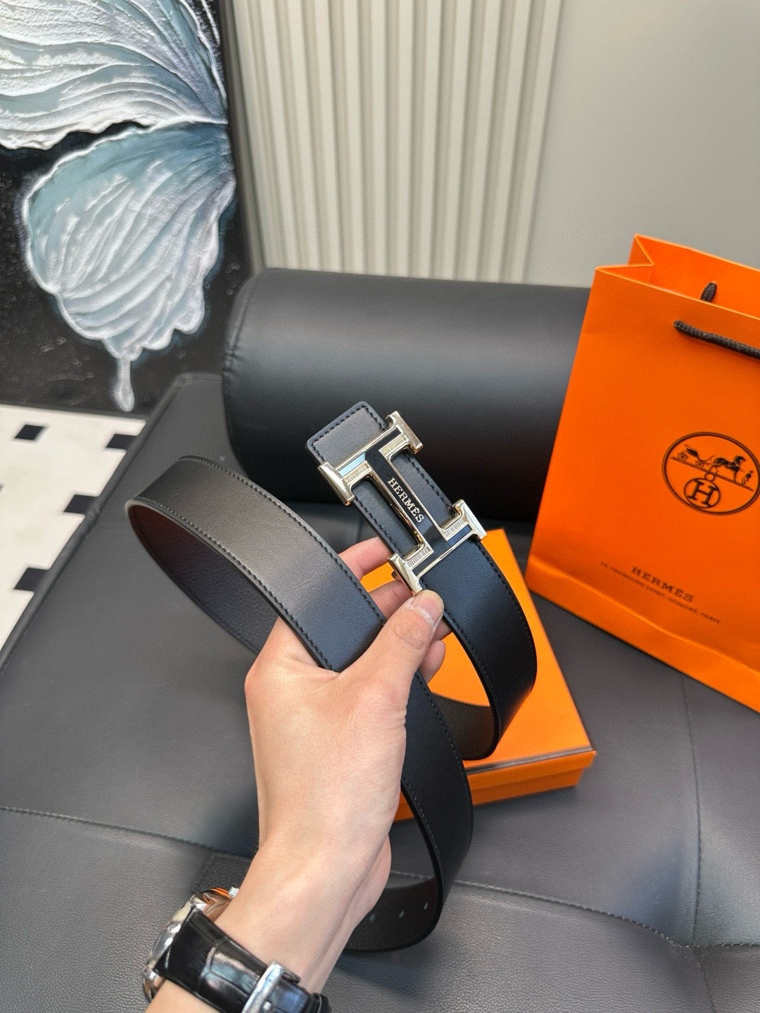 [Luxe]HMS Classic business-style fine-grained cowhide