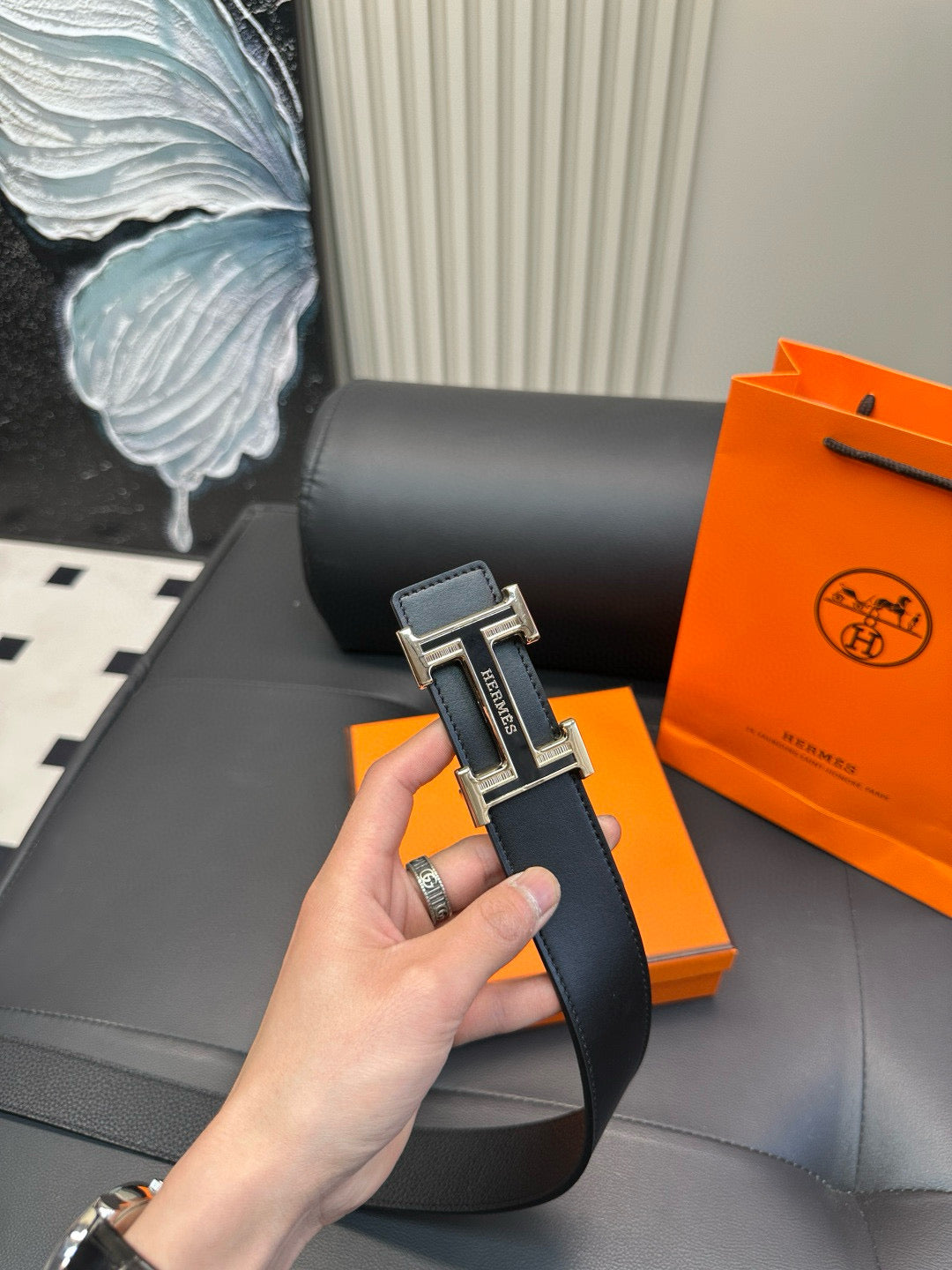 [Luxe]HMS Classic business-style fine-grained cowhide