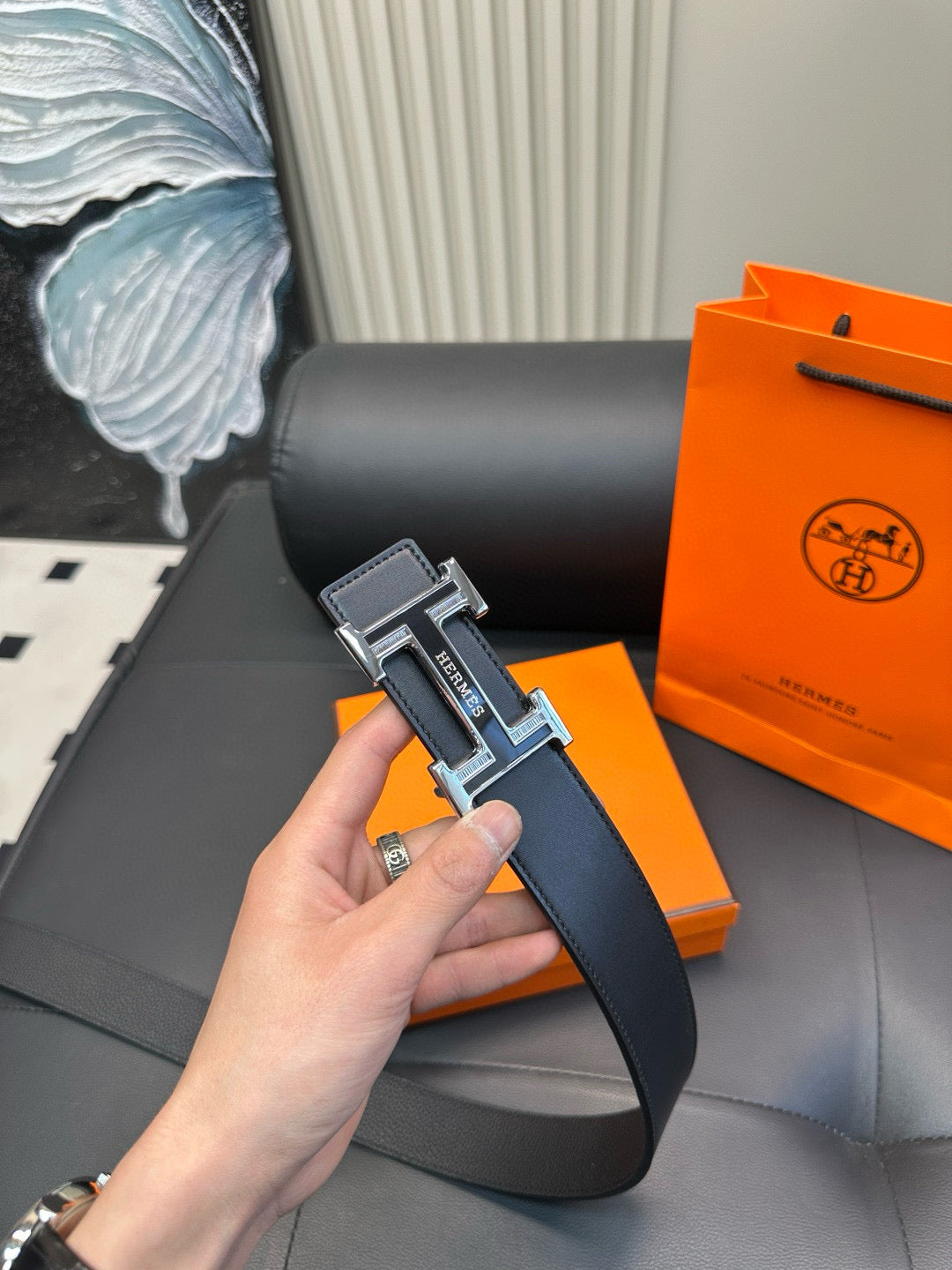 [Luxe]HMS Classic business-style fine-grained cowhide