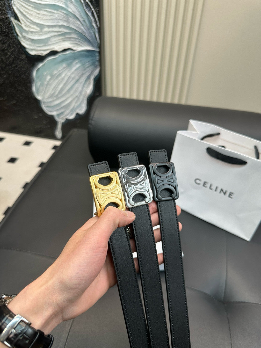 [Luxe]CELINE Slim-edge fashion style