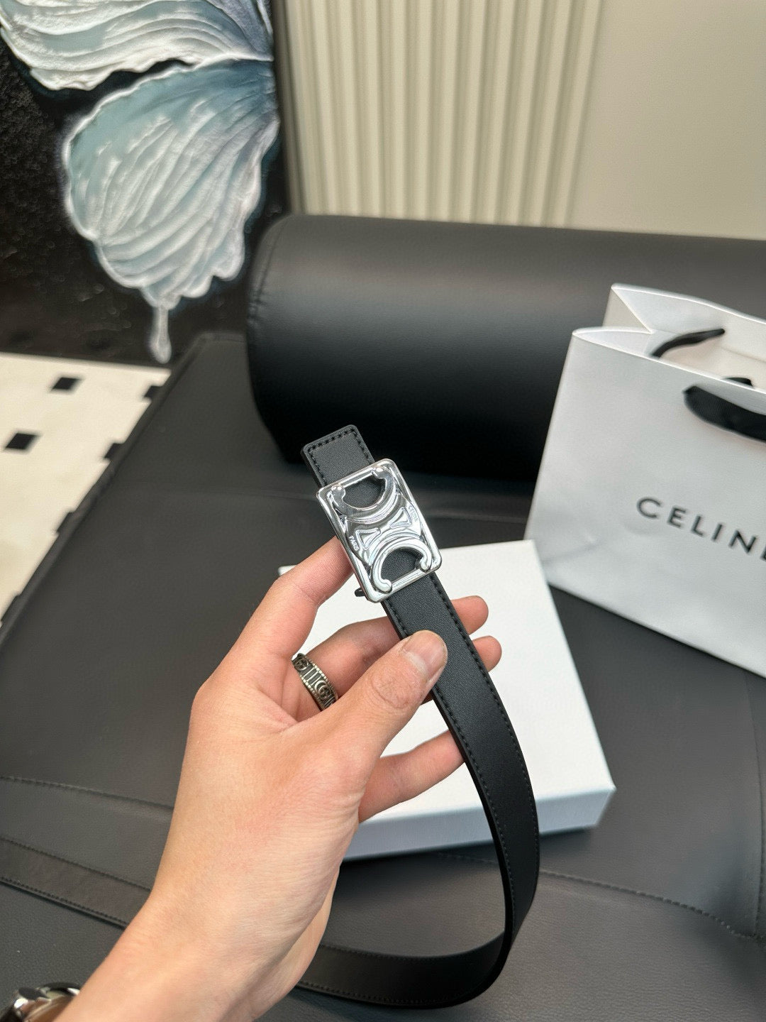 [Luxe]CELINE Slim-edge fashion style
