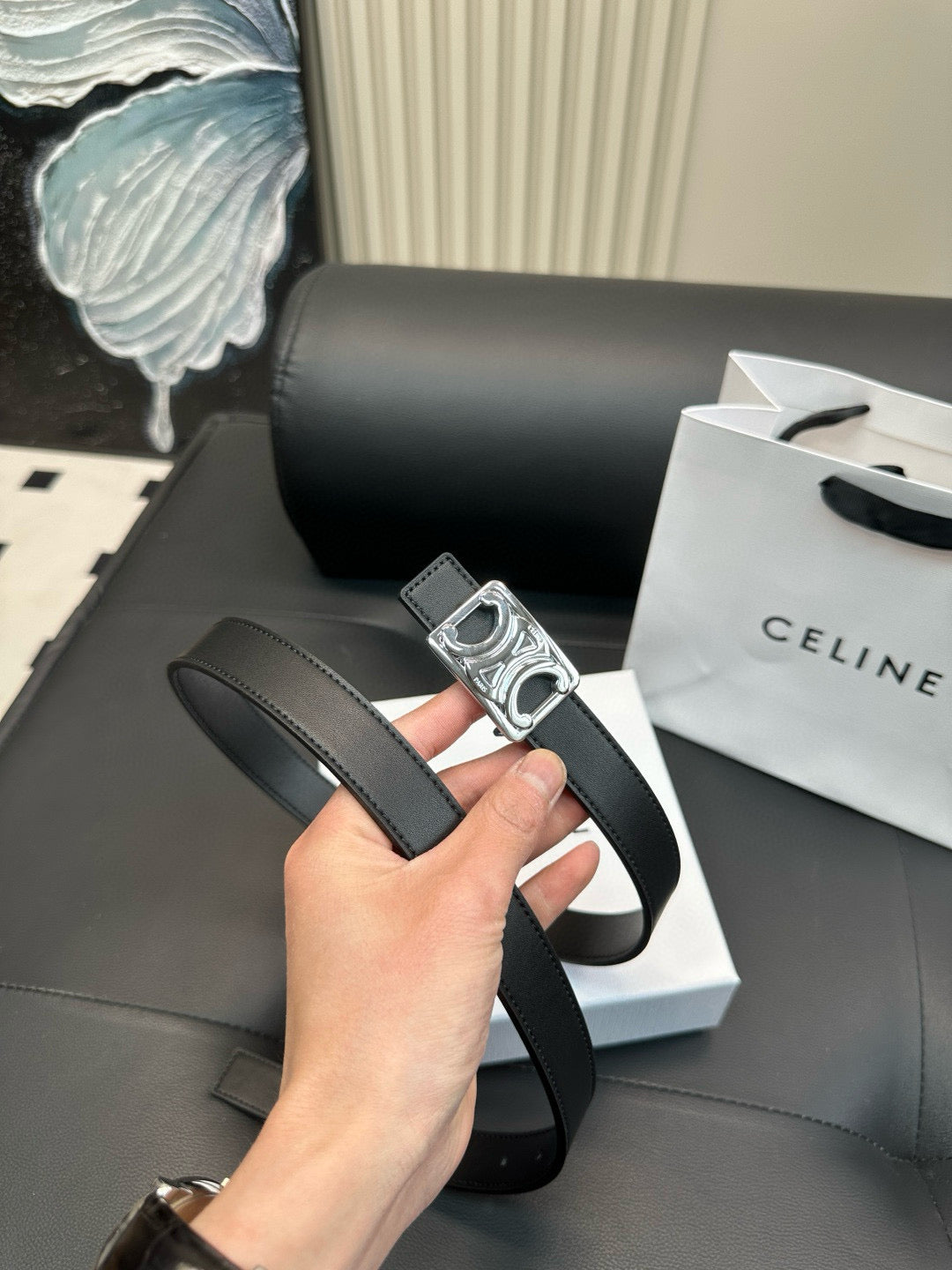 [Luxe]CELINE Slim-edge fashion style