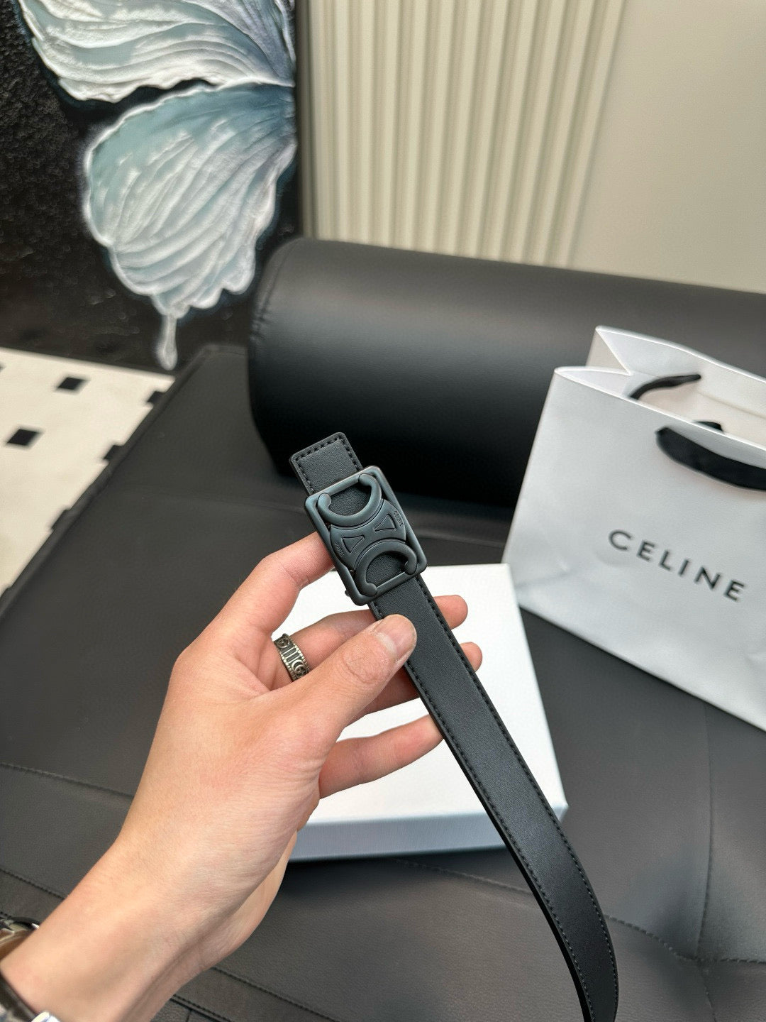 [Luxe]CELINE Slim-edge fashion style