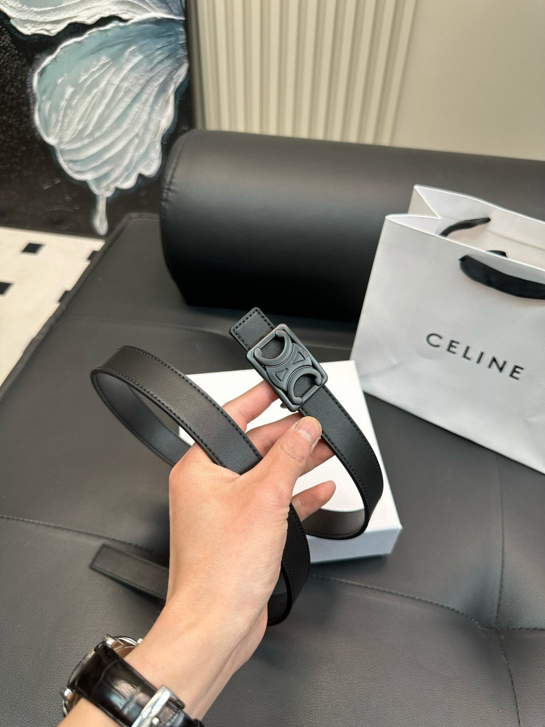 [Luxe]CELINE Slim-edge fashion style