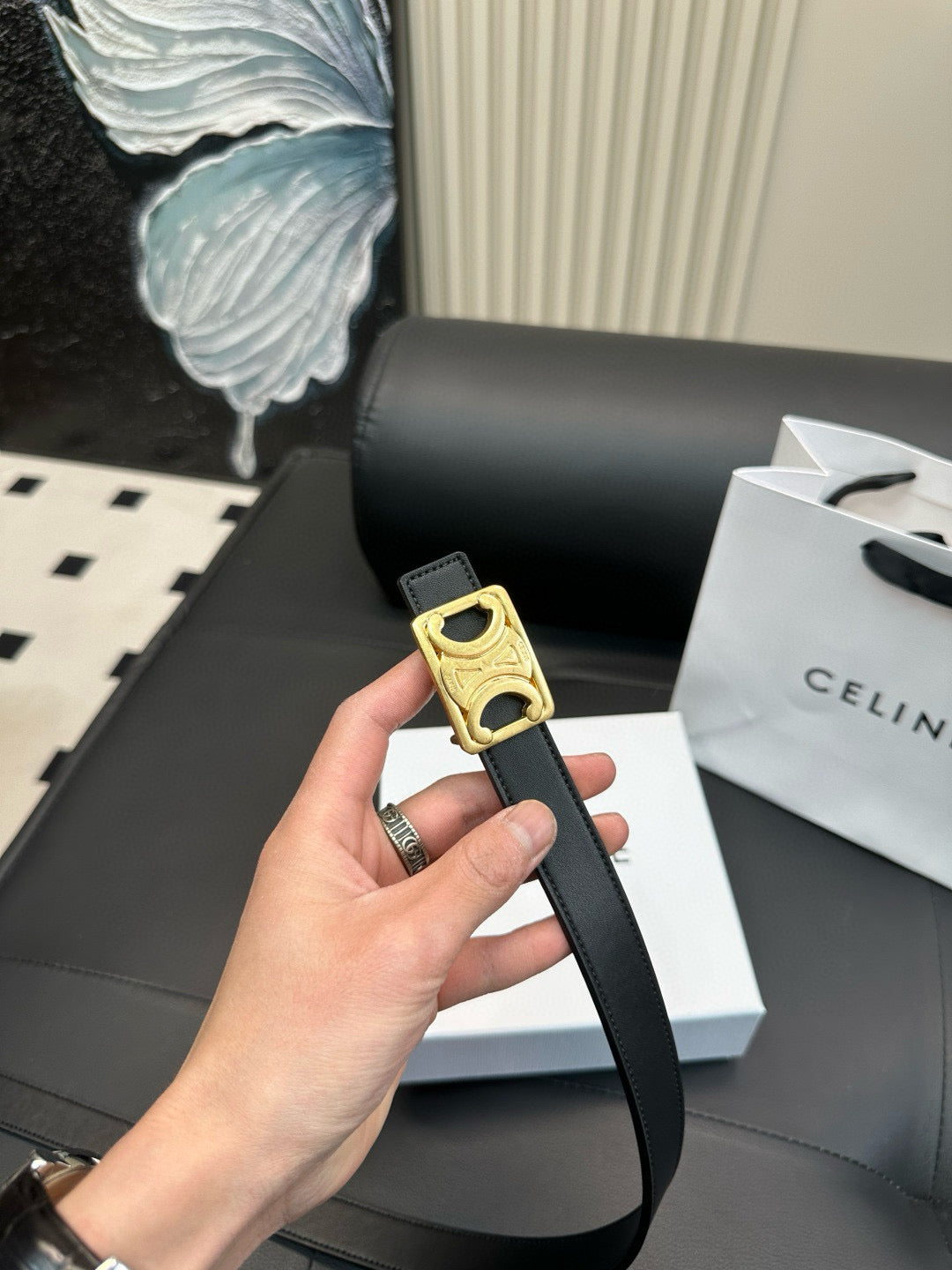 [Luxe]CELINE Slim-edge fashion style