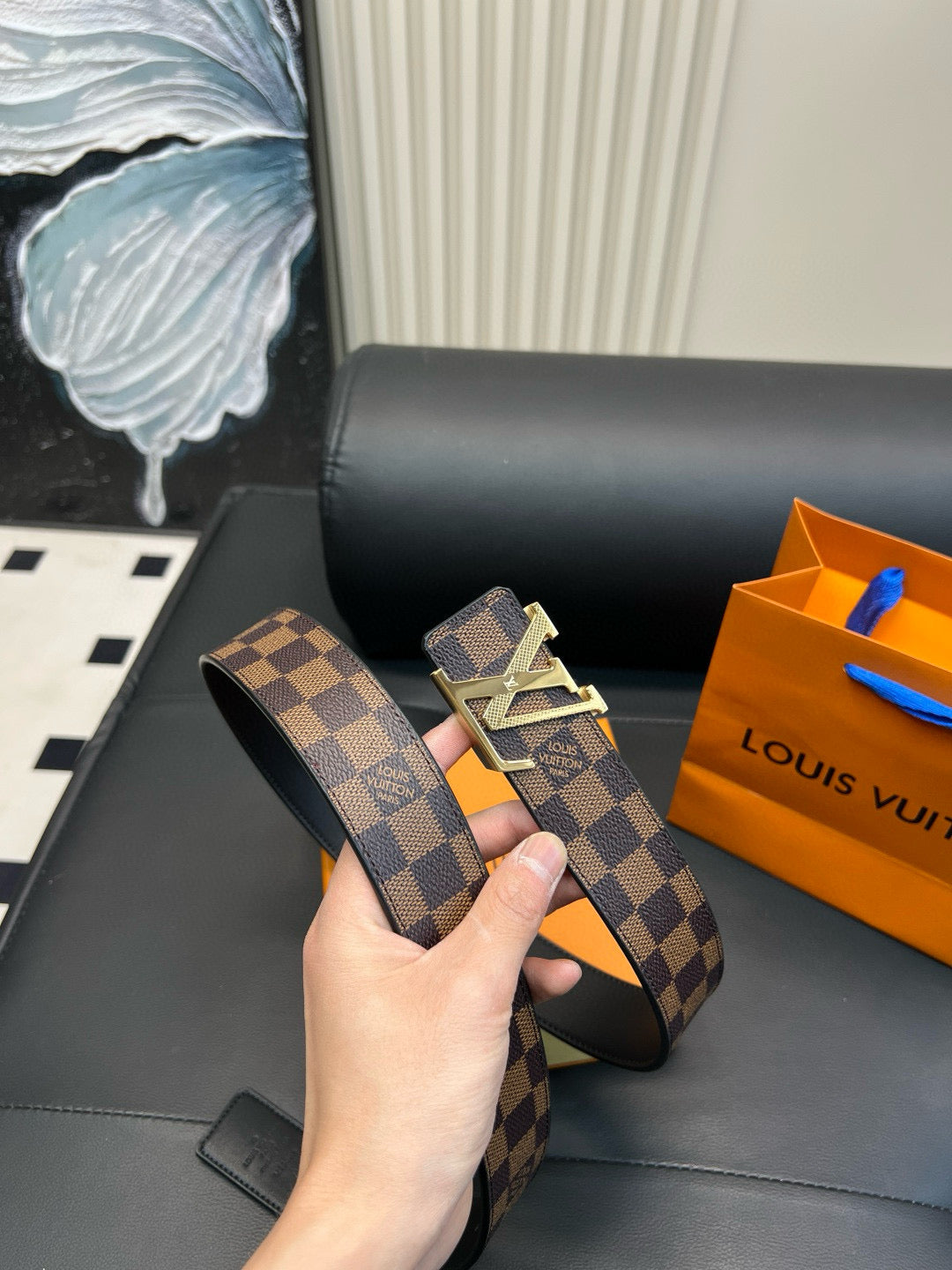 [Luxe]Checkered casual style